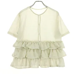 美品 FREAK'S STORE フリークスストア 半袖 ブラウス F アイボリー系 レディース 古着のサムネイル