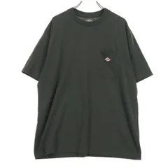 美品 Danton ダントン ワンポイントロゴ 半袖 Tシャツ グレー メンズ 古着のサムネイル