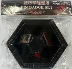 未開封　エヴァンゲリヲン新劇場版:序 ピンバッジセット 小物入れになる六角形ネルフケース付きのサムネイル