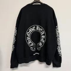 CHROME HEARTS クロムハーツ ホースシュー 長袖スウェット トレーナー 黒 ブラック メンズ レディース Lサイズ 美品 2778のサムネイル