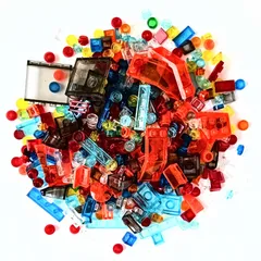 レゴ 正規品 中古 クリアパーツ 500個 レゴブロック【管理番号：4190】のサムネイル