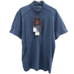 未使用 Mammut マムート 半袖 ハーフジップ Tシャツ S/M ネイビー アウトドア メンズ 古着のサムネイル