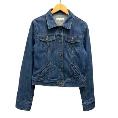 グローブ grove デニムジャケット Gジャン コットン 長袖 L 青 インディゴブルーのサムネイル