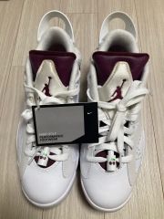 Air JordanRETRO6GNRGW23ホワイトバーガンディゴルフシューズ - メルカリ