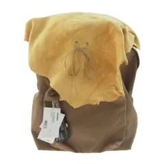 VISVIM ビズビム 24AW 124203003033 UT RUCKSACK 22L レザーフラップ ディアスキン リュックサック バックパック ベージュ系【新古品】【未使用】【中古】のサムネイル