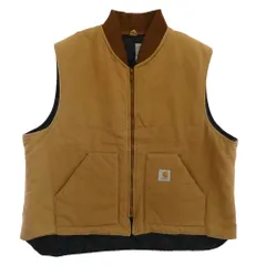 Carhartt カーハート USA製 ダック キルティング ベスト ベージュ系【中古】のサムネイル