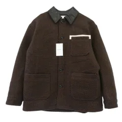 SOPHNET. ソフネット SPNT-252006 LEATHER COLLAR COVERALL / Kvadrat Sisu ブラウン系 ネイビー系 4【極上美品】【中古】のサムネイル