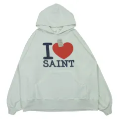 SAINT MICHAEL セントマイケル 26SS SM-MK8-0000-058 I LOVE SAINT HOODIE ラブ パーカー フーディー ホワイト系 L【美品】【中古】のサムネイル