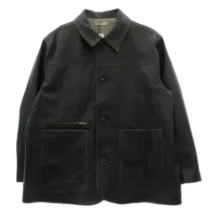 uniform experiment ユニフォームエクスペリメント 25AW UE-252000 LEATHER CAR COAT レザ ーカー コート ブラック系 2【新古品】【未使用】【中古】のサムネイル