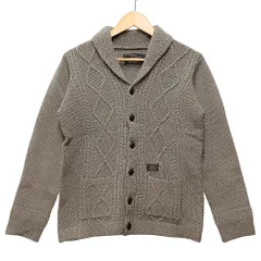 NEIGHBORHOOD ネイバーフッド 14AW OLD POINT CABLE / WN-CARDIGAN LS ウール ニット カーディガン グレー サイズ S 正規品 / 54782のサムネイル