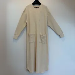 TISSU　ティシュ　UNIVERSAL TISSU　ドライワッフル ワンピース　(キナリ)のサムネイル