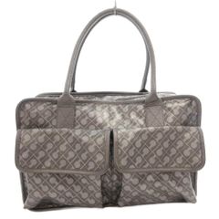 極美品 GHERARDINI ゲラルディー二 ソフティ トートバック シルバー
