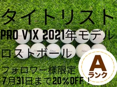 【7/31まで20%OFF】タイトリスト PRO V1X 2021年 Aランク ロストボールのサムネイル