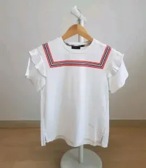 ダックスキッズ フリル 半袖Tシャツ 140のサムネイル