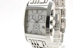 BURBERRY バーバリー BU1560 クロノグラフ クオーツ メンズ 腕時計 ホワイト文字盤 デイト スクエアケース ステンレススチールのサムネイル
