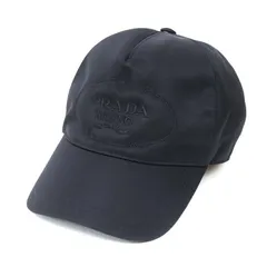 プラダ PRADA ナイロン ベースボールキャップ ロゴ 黒のサムネイル