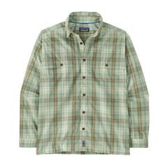 patagonia アイランドホッパーシャツ L 2001年チェック グリーン patagonia アイランドホッパーシャツ L 2001年チェック グリーン