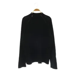アルマーニ ジーンズ ARMANI JEANS アルマーニジーンズ ハイネック ジップ ニット セーター 長袖 ブラック /HK ■OSのサムネイル