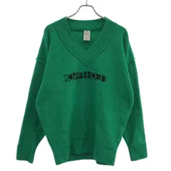 NIKE ナイキ AS M NSW TP ENG KNIT SWEATER Vネックニットセーター FB7810-324 グリーン Sのサムネイル
