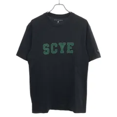 SCYE BASICS サイベーシックス 25SS Collge Logo T-Shirt カレッジロゴTシャツ 5725-21701 ブラック 40のサムネイル