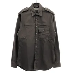 Pierre Balmain ピエールバルマン エポレットロングスリーブシャツ HP152010 L5212 パープルブラウン系 44のサムネイル
