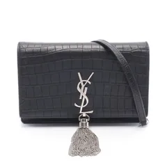SAINT LAURENT PARIS サンローランパリ ケイト タッセル クロコ型押し ショルダーバッグのサムネイル