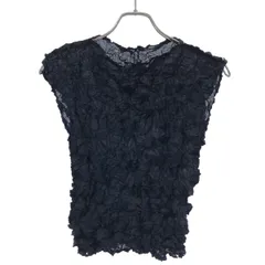 me ISSEY MIYAKE ミーイッセイ ミヤケ 26SS MERINGUE TOP クラッシュプリーツトップス MI62FR802 ネイビー Fのサムネイル