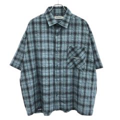 anuans アニュアンス ジオメジャガードシャツワンピース 1525430029-0