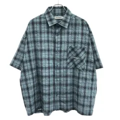 TIGHTBOOTH PRODUCTION タイトブースプロダクション 26SS PLAID S/S SHIRT ショートスリーブチェックシャツ SS26-S07 ブルー Lのサムネイル