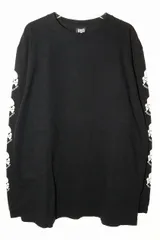 バウンティーハンター BOUNTY HUNTER ALIEN SKULL L/S TEE XL BLACK エイリアン スカル 袖プリント ロンT 長袖 ブラック 【ブランド古着ベクトル】【中古】260228のサムネイル