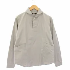 ロロ LOLO プルオーバーシャツ ラウンドカラー 長袖 M グレー LS-3 /TKのサムネイル