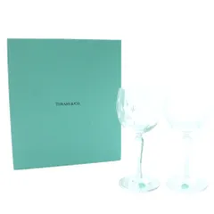 ティファニー TIFFANY & CO. フローレット ワイングラス 2個 セット ペア 食器 箱付き /MW ■GY18のサムネイル