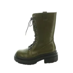 アメリヴィンテージ Ameri VINTAGE 25AW LACE UP TANK SOLE BOOTS ミドルブーツ フェイクレザー M 23.5-24.0cm カーキ 0125212710900 /MI ■OSのサムネイル