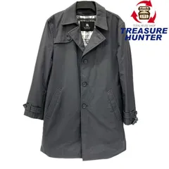 BURBERRY BLACK LABEL(バーバリーブラックレーベル) ステンカラーコート Lサイズ ブラック BMA29-106-09 メンズ 【100061546005】のサムネイル