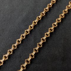 フランスアンティーク 18金 お花のリンクのネックレス - メルカリ