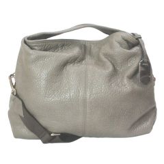 FURLA オールレザー セミショルダーハンドバッグ カーキ 送料無料 