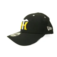 ニューエラ NEW ERA × 阪神タイガース タグ付 9FORTY キャップ 帽子 プロ野球 NPB ロゴ 刺繍 アジャスタブル 黒 ブラック 0617のサムネイル