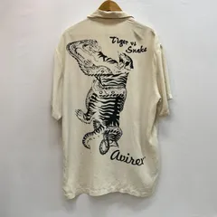アヴィレックス Tiger & Snake シルク アロハ シャツ 虎 ヘビ オールド メンズ L ISItems【USED】【古着】【中古】50162756のサムネイル
