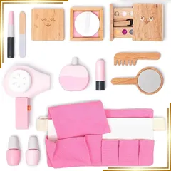 【新品】 UMU メイクおもちゃ お化粧セット 子供 お化粧 ままごとセット メイク遊び 無添加 ネイルポリッシュ 鏡付き 誕生日プレ 0のサムネイル