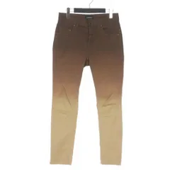 ダイエットブッチャースリムスキン DIET BUTCHER SLIM SKIN 12AW pianoise コットン グラデ―ション スリムフィットパンツ スラックス 1 ブラウン/ベージュ のサムネイル