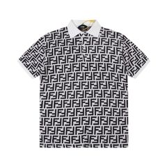 FENDI CLUB フェンディ ズッカ柄 ポロシャツ イタリア製 メンズL