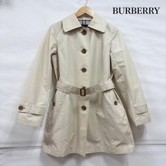 バーバリーL金ボタントレンチコート スプリングコートノバチェック