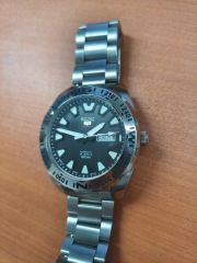 美品 SEIKO 5Sports セイコー5スポーツ 裏スケ 自動巻き 金 - メルカリ