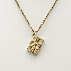 美品】OLD GUCCI オールドグッチ クレストチャーム ネックレス デムナ