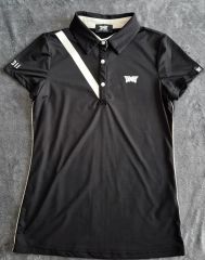 美品】PXG ゴルフ 半袖ポロシャツ グレー XS☆ストレッチ◎ 韓国正規品