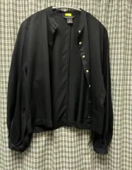 Club Monaco クラブモナコ ブラック 黒 ラウンドネック ブラウス Sのサムネイル