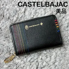 【美品】CASTELBAJAC カステルバジャック コインケース 小銭入れ レザー ブラックのサムネイル