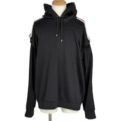 グッチ GUCCI テクニカルジャージー プルオーバー パーカー 2WAY トップス ポリエステル 綿 ブラック メンズ 【中古】のサムネイル