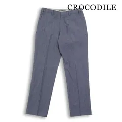 CROCODILE クロコダイル 通年★ ストレッチ テーパード スラックス パンツ Sz.82 メンズのサムネイル