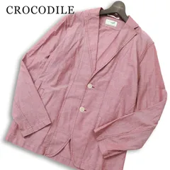 CROCODILE クロコダイル 春夏★ アンコン カジュアル ジャケット Sz.L メンズのサムネイル